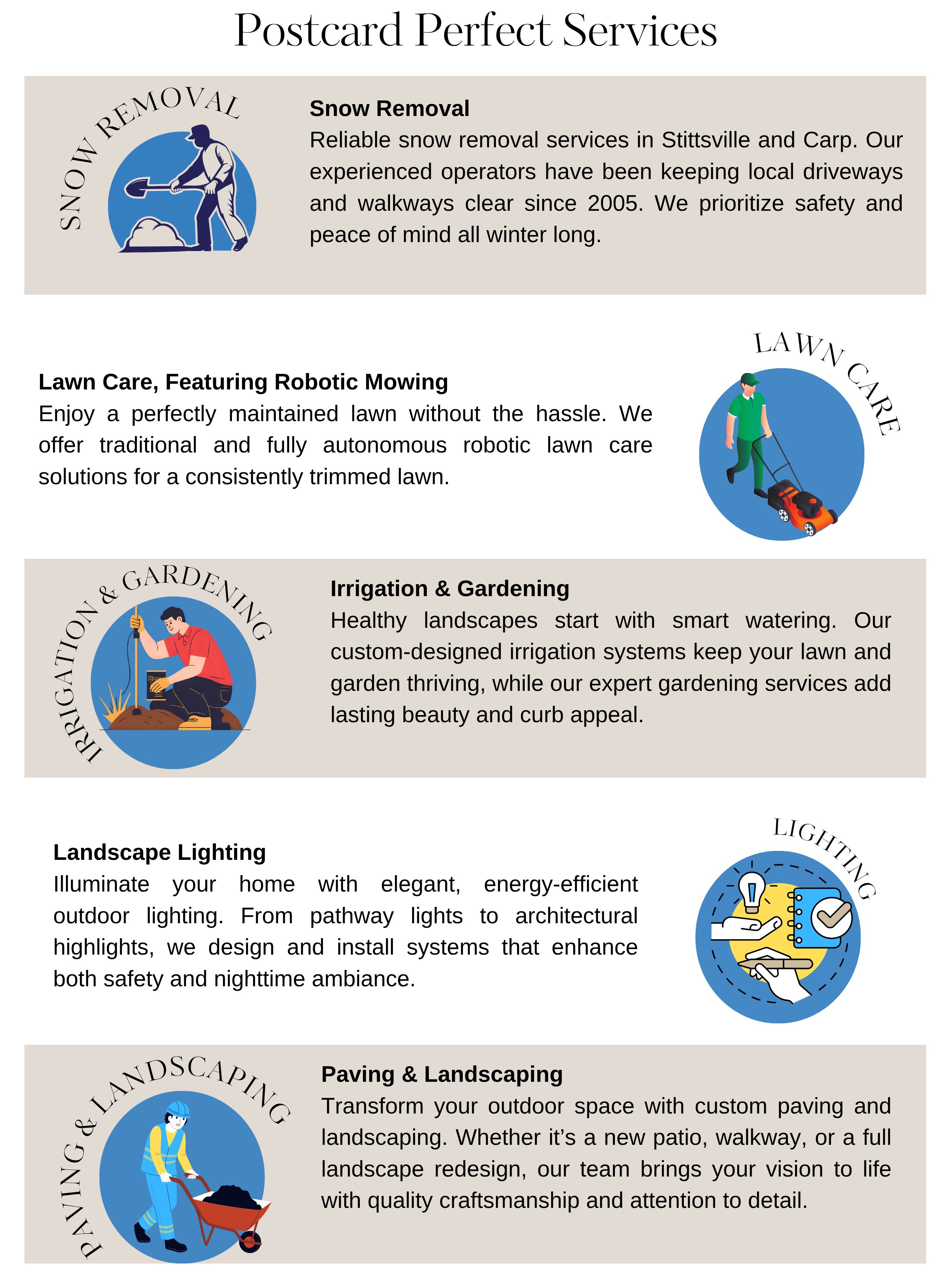 Beige Professional 5 Key Elements List Flyer A4